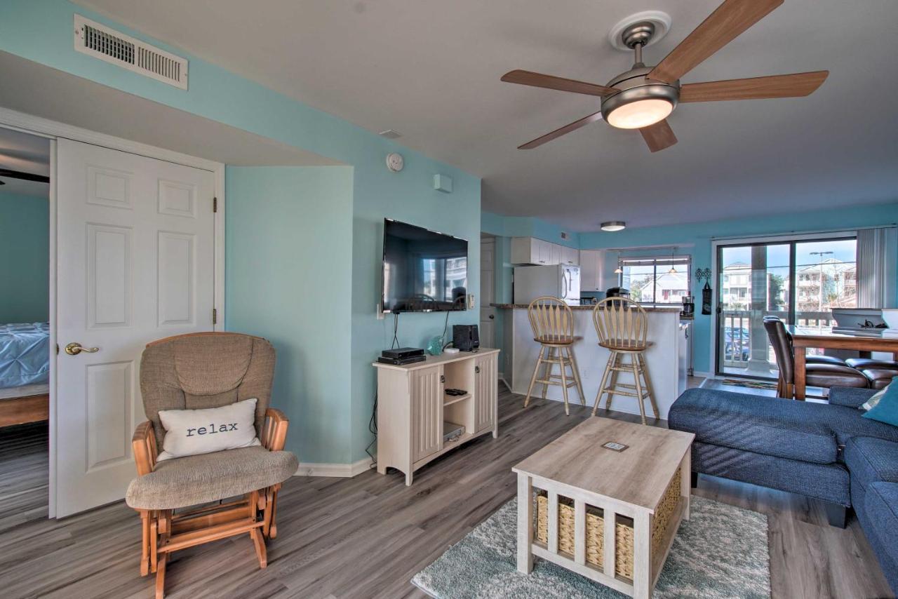 Ocean-View Condo With Deck, Steps To Carolina Beach! Eksteriør billede