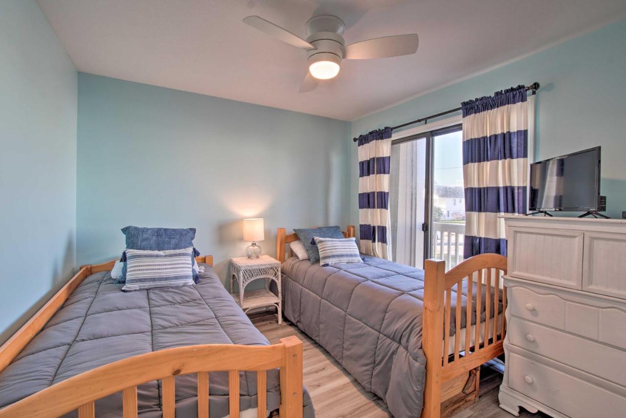 Ocean-View Condo With Deck, Steps To Carolina Beach! Eksteriør billede
