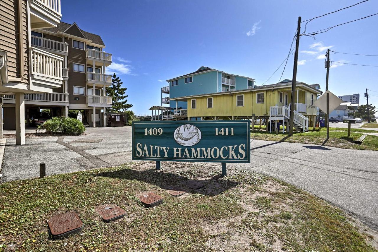 Ocean-View Condo With Deck, Steps To Carolina Beach! Eksteriør billede